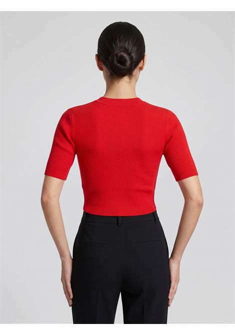 Top in maglia con dettagli gioiello ELISABETTA FRANCHI | MK02S66E2CG5
